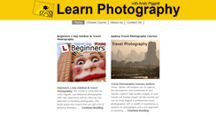 Desktop Screenshot of photographyworkshops.com.au